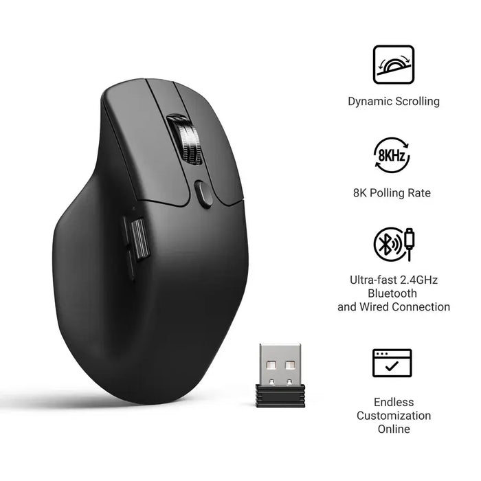 Wireless mouse Keychron M6S-A23 8000Hz - Black