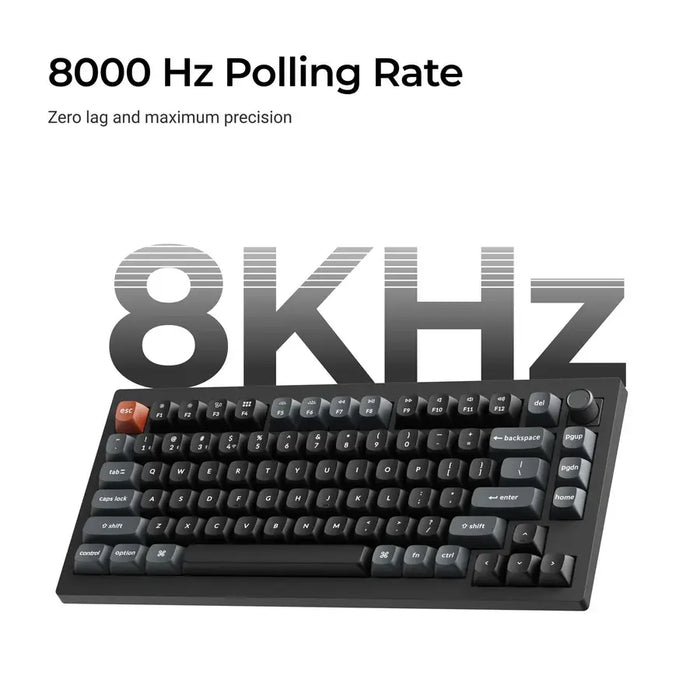 Wireless mechanical keyboard Keychron V1 Ultra 8K - Silk POM Switch Banana