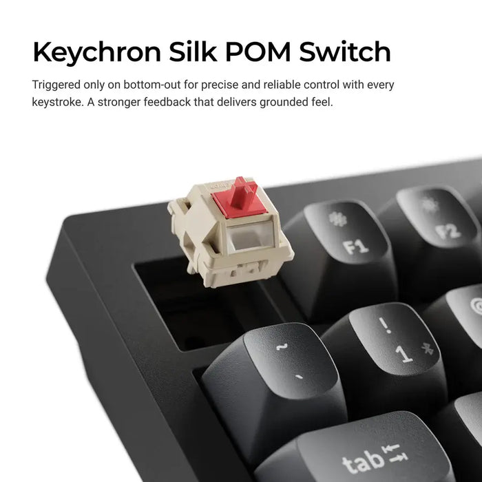 Wireless mechanical keyboard Keychron V6 Ultra 8K - Silk POM Switch Red