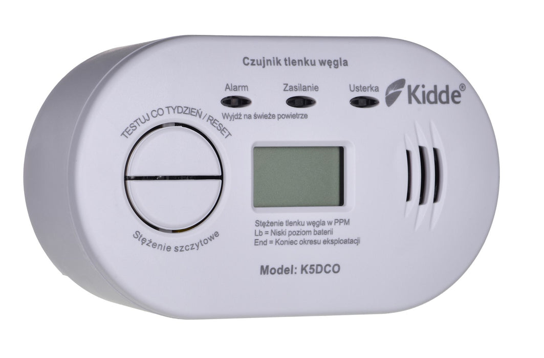 K5DCO KIDDE CARBON MONOXIDE AND CARBON MONOXIDE DETECTOR