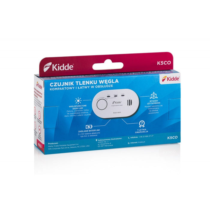 Carbon monoxide detector Kidde K5CO White