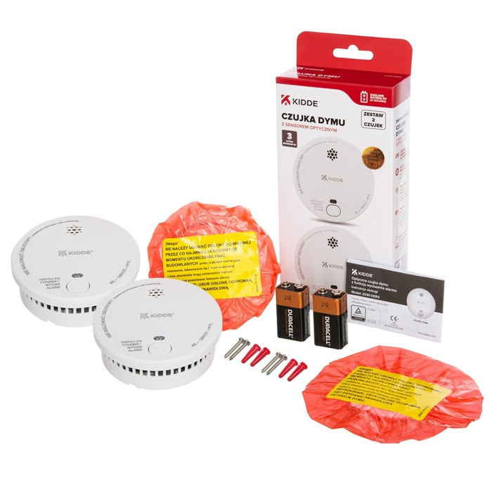 Set of two smoke detectors 2030-DSR3 KIDDE