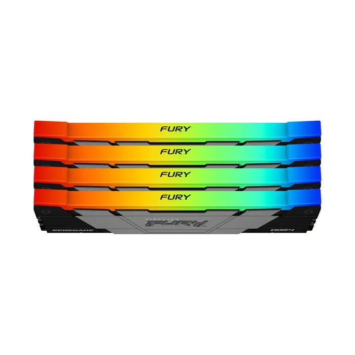 KINGSTON 128GB 3600MT/s DDR4 CL18 DIMM Kit of 4 FURY Renegade RGB - Памети за настолни