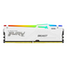 KINGSTON 32GB 6400MT/s DDR5 CL32 DIMM FURY Beast White RGB EXPO - Памети за настолни