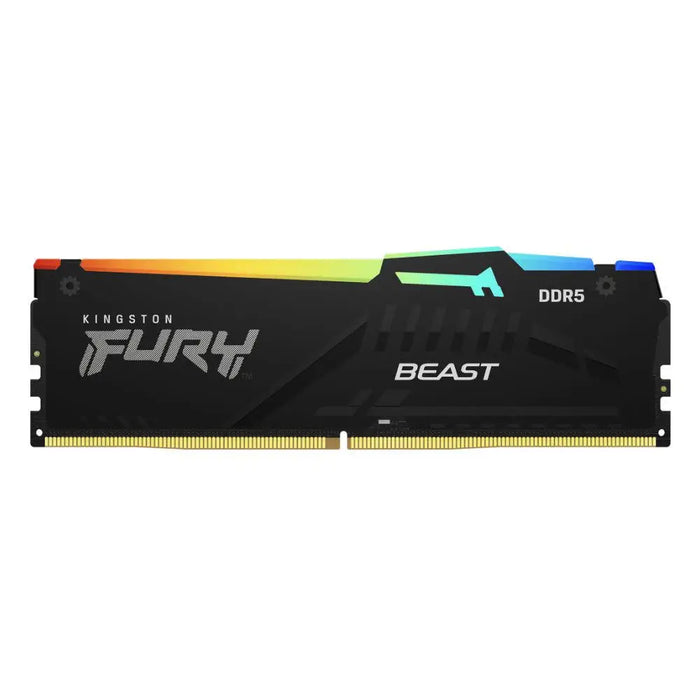 KINGSTON 64GB 6000MT/s DDR5 CL36 DIMM Kit of 2 FURY Beast RGB EXPO - Памети за настолни