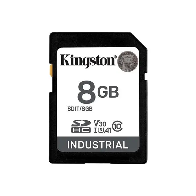 KINGSTON 8GB SDHC Industrial -40C to 85C C10 UHS-I U3 V30 A1 pSLC - Памети SD<<<Памети<<<Компоненти<<<ALSO&&&Компютър