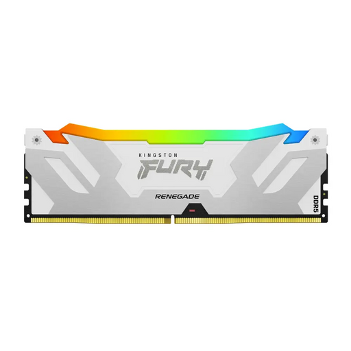 KINGSTON FURY Renegade 32GB DIMM DDR5 6400MT/s DDR5 CL32 Kit of 2 RGB White XMP - Памети за настолни