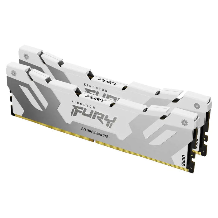 KINGSTON FURY Renegade 32GB DIMM DDR5 6400MT/s DDR5 CL32 Kit of 2 White XMP - Памети за настолни