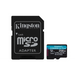 Kingston Technology 256GB microSDXC Canvas Go Plus 170R A2 U3 V30 Card + ADP - Памети