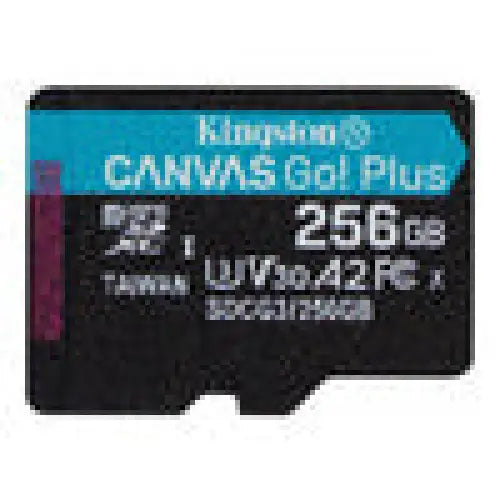 Kingston Technology 256GB microSDXC Canvas Go Plus 170R A2 U3 V30 Card + ADP - Памети