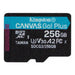 Kingston Technology 256GB microSDXC Canvas Go Plus 170R A2 U3 V30 Card + ADP - Памети