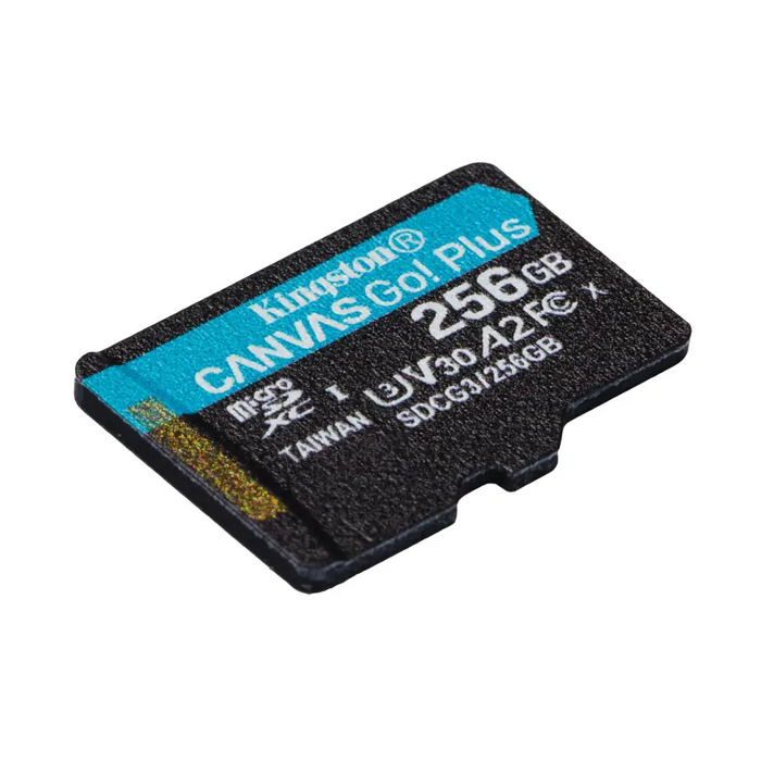 Kingston Technology 256GB microSDXC Canvas Go Plus 170R A2 U3 V30 Card + ADP - Памети