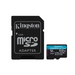 Kingston Technology 512GB microSDXC Canvas Go Plus 170R A2 U3 V30 Card + ADP - Памети