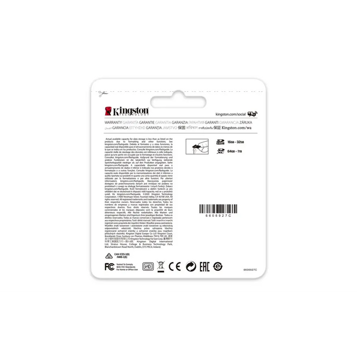 Kingston Technology 512GB microSDXC Canvas Go Plus 170R A2 U3 V30 Card + ADP - Памети