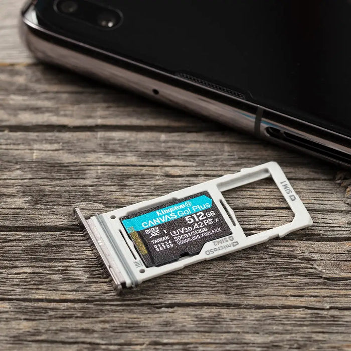 Kingston Technology 512GB microSDXC Canvas Go Plus 170R A2 U3 V30 Card + ADP - Памети