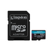 Kingston Technology 512GB microSDXC Canvas Go Plus 170R A2 U3 V30 Card + ADP - Памети