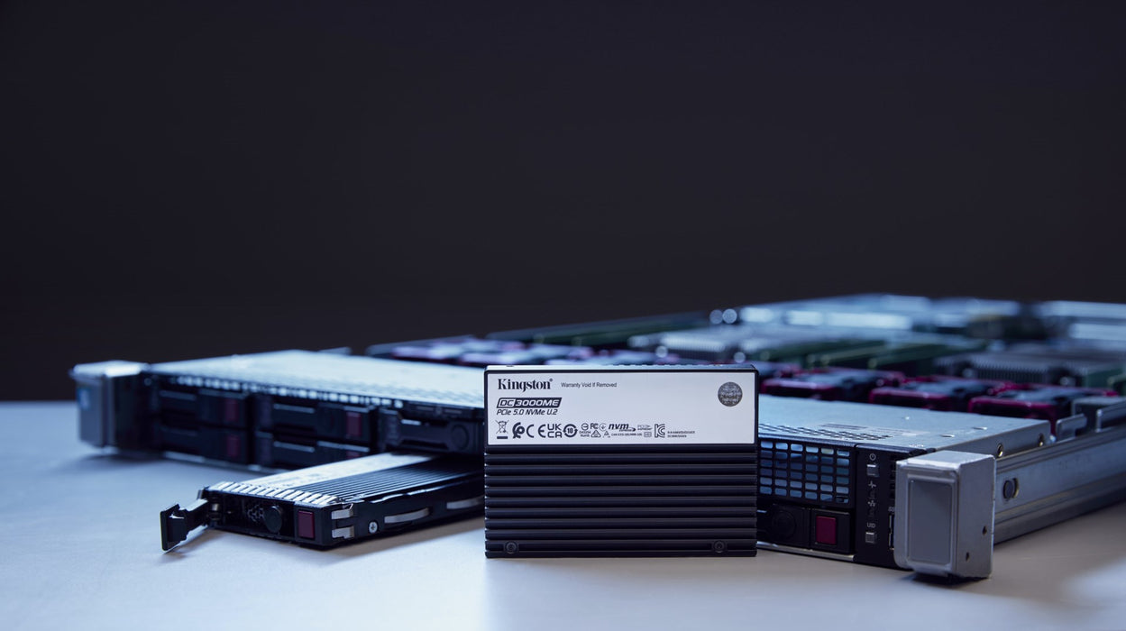 Kingston Technology 15.36TB DC3000ME U.2 PCIe 5.0 NVMe TCG Opal Enterprise SSD