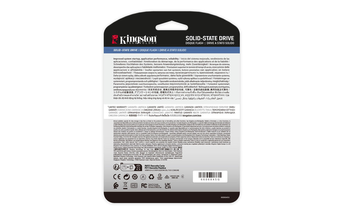 Kingston Technology 15.36TB DC3000ME U.2 PCIe 5.0 NVMe TCG Opal Enterprise SSD
