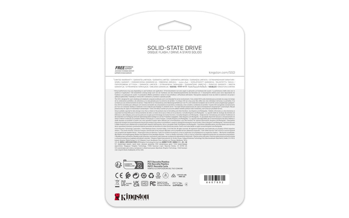 SSD KINGSTON NV3 M.2-2280 PCIe 4.0 NVMe 4000GB