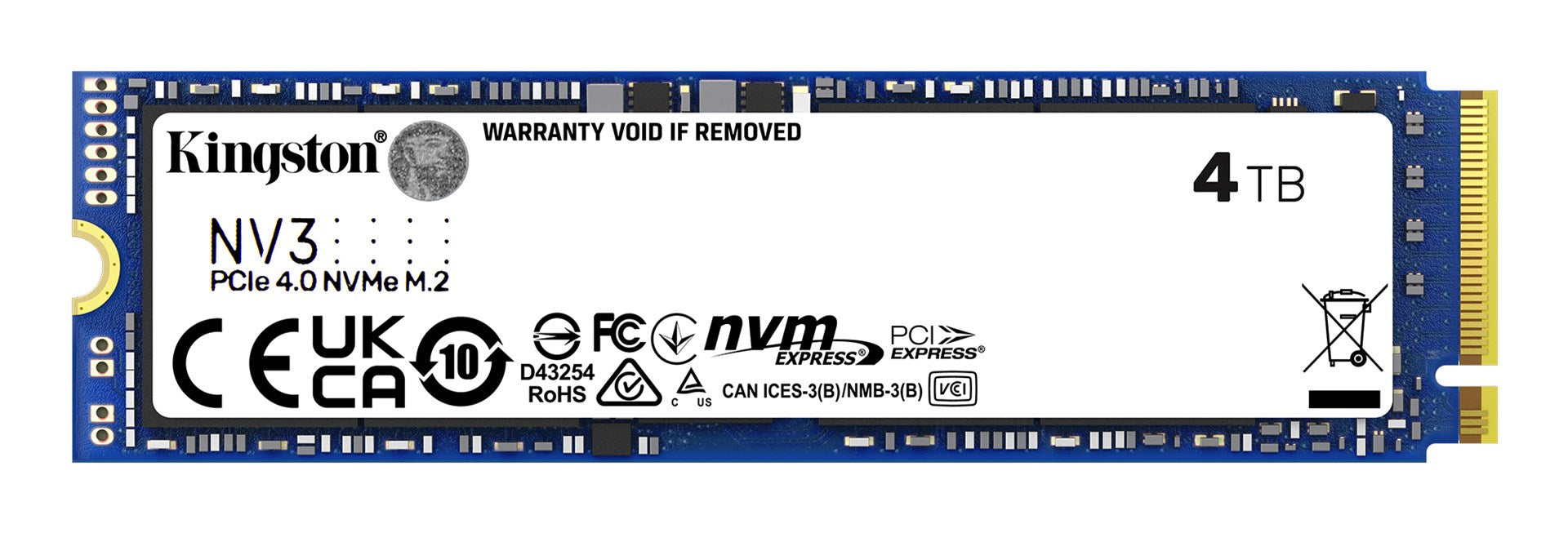 SSD KINGSTON NV3 M.2-2280 PCIe 4.0 NVMe 4000GB
