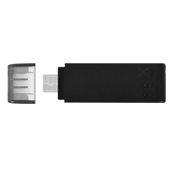 USB memory stick KINGSTON DataTraveler 70, 64GB, USB-C 3.2 Gen 1, Black