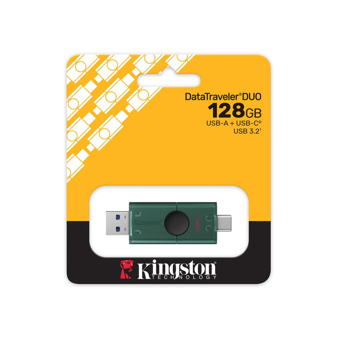 USB memory KINGSTON DataTraveler Duo G2, 128GB USB-C + USB-A 3.2 Gen 1