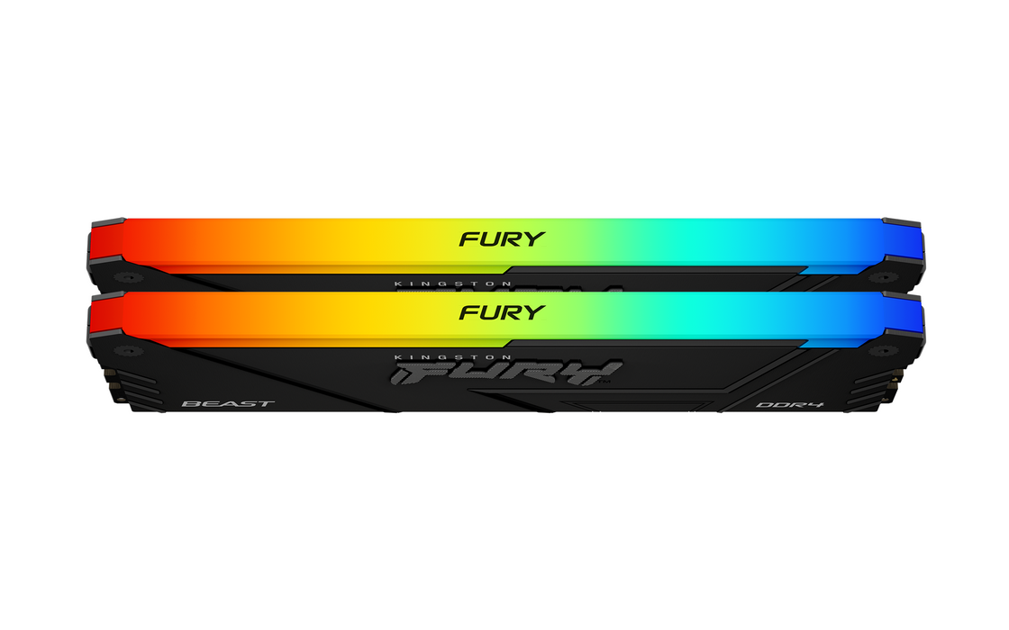 Memory Kingston FURY Beast Black RGB 64GB(2x32GB) DDR4 3200MHz CL16