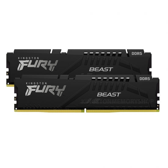 KINGSTON 16GB 5200MHz DDR5 CL40 DIMM Kit of 2 FURY Beast Black