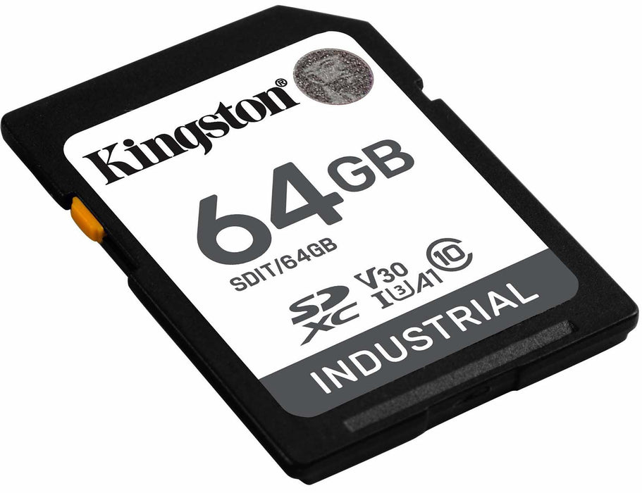 Memory card Kingston - Industrial SD, 64GB, SDXC, Class 10