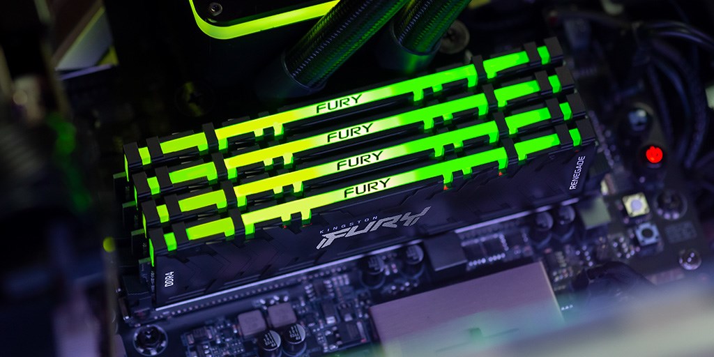 Memory Kingston FURY Renegade RGB 16GB(2x8GB) DDR4 3200MHz CL16