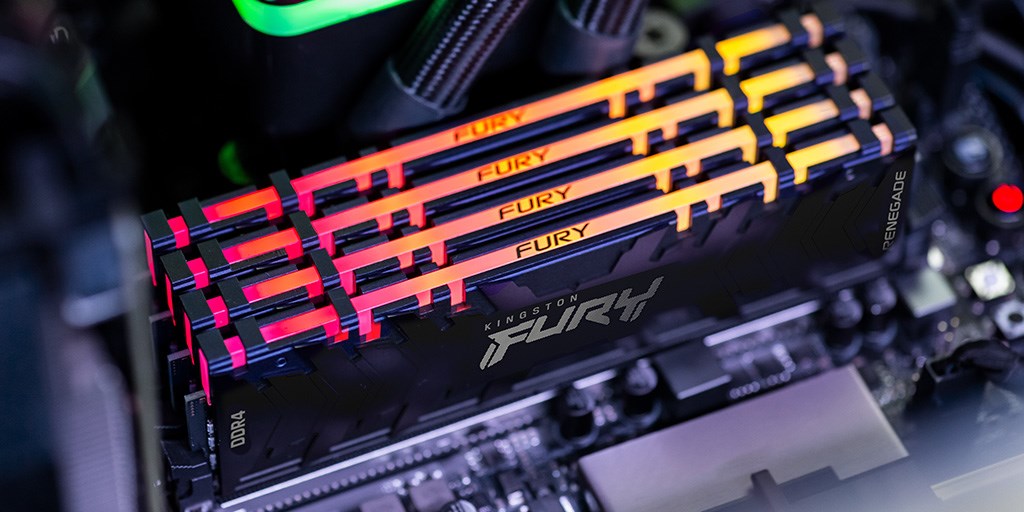 Kingston Technology FURY 16GB 4000MT/s DDR4 CL19 DIMM (Kit of 2) Renegade RGB