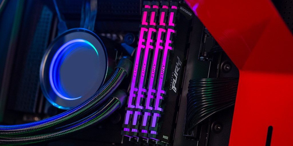 Kingston Technology FURY 16GB 4000MT/s DDR4 CL19 DIMM (Kit of 2) Renegade RGB
