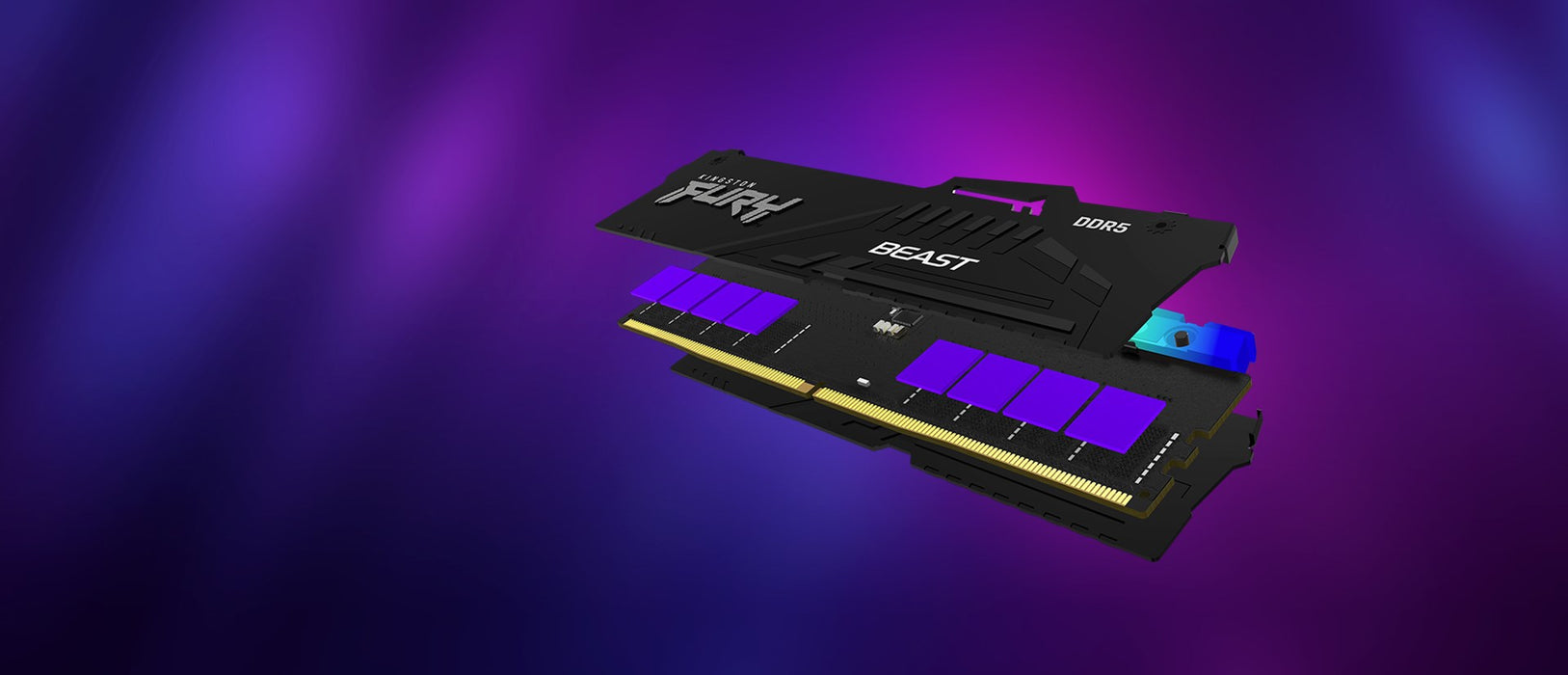 Kingston Technology FURY Beast 16GB 6000MT/s DDR5 CL36 DIMM (Kit of 2) RGB EXPO