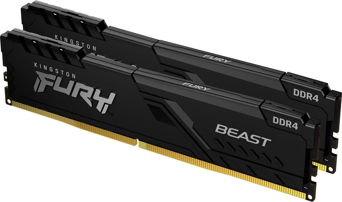 Memory Kingston FURY Beast Black 32GB(2x16GB) DDR4 3200MHz KF432C16BBK2/32