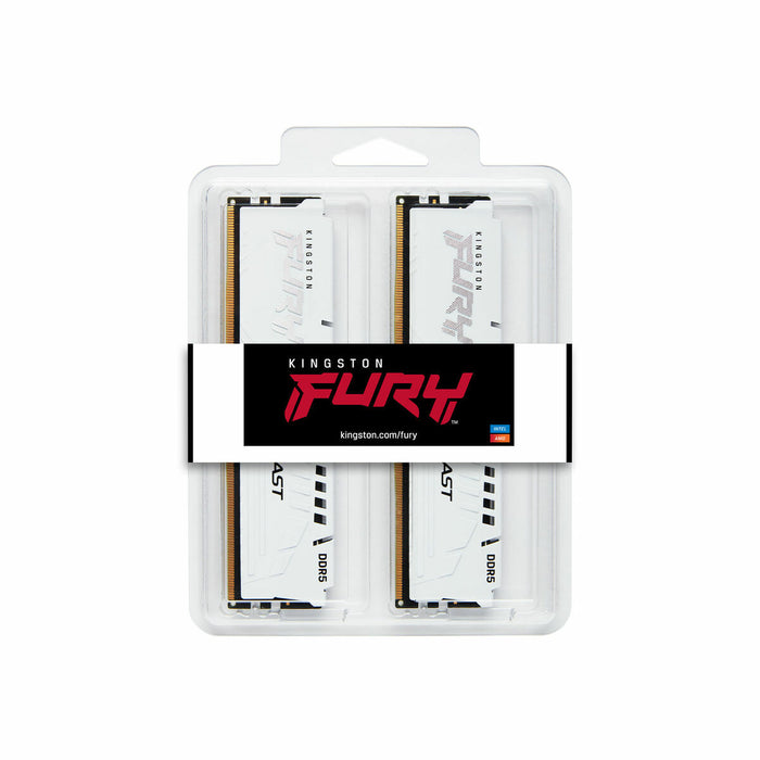 Memory Kingston FURY Beast White 32GB(2x16GB) DDR5 - KF560C30BWEK2-32