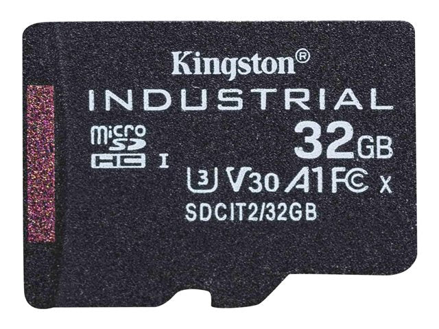 KINGSTON 32GB microSDHC Industrial C10 A1 pSLC Card Single Pack w/o Adapter