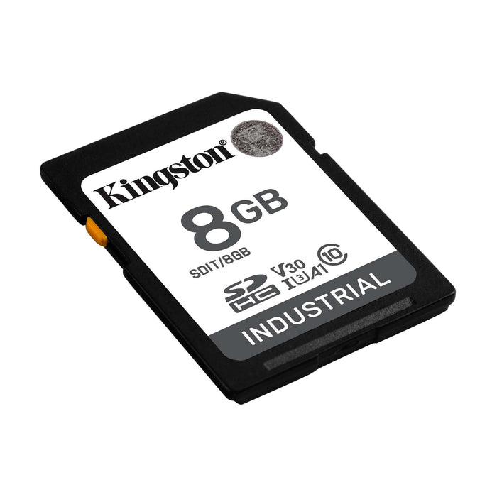Memory card Kingston 8GB SDHC Industrial C10, UHS-I, U3, V30, A1