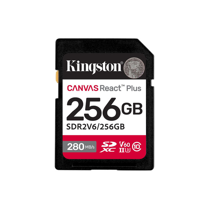 Memory card Kingston Canvas React Plus V60 UHS-II 256GB