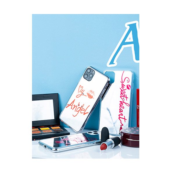 Kingxbar Angel mirror case decorated with original Swarovski crystals iPhone 11 Pro Max transparent - Cell phone cases