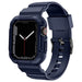 Kingxbar CYF106 2in1 armored case for Apple Watch SE 9 8 7 6 5 4 3 2 1 (41 40 38 mm) with strap blue - Cell phone cases