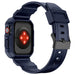 Kingxbar CYF106 2in1 armored case for Apple Watch SE 9 8 7 6 5 4 3 2 1 (41 40 38 mm) with strap blue - Cell phone cases