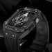 Kingxbar CYF140 2in1 Rugged Case for Apple Watch SE 6 5 4 (44 mm) Stainless Steel with Strap Silver - Cell phone cases