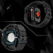 Kingxbar CYF140 2in1 Rugged Case for Apple Watch SE 6 5 4 (44 mm) Stainless Steel with Strap Silver - Cell phone cases