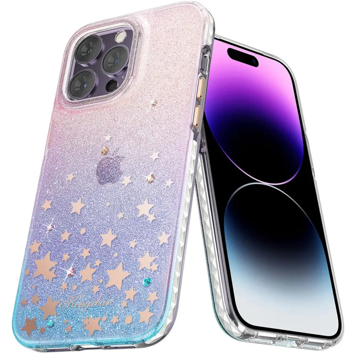 Kingxbar Heart Star Series case for iPhone 14 Pro Max case with zodiac stars - Cell phone cases and covers<<<HurtelXML