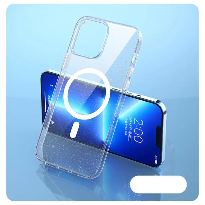 Kingxbar PQY Elegant Series Magnetic Case for iPhone 13 Pro Housing Cover White (MagSafe Compatible) - Cell phone cases
