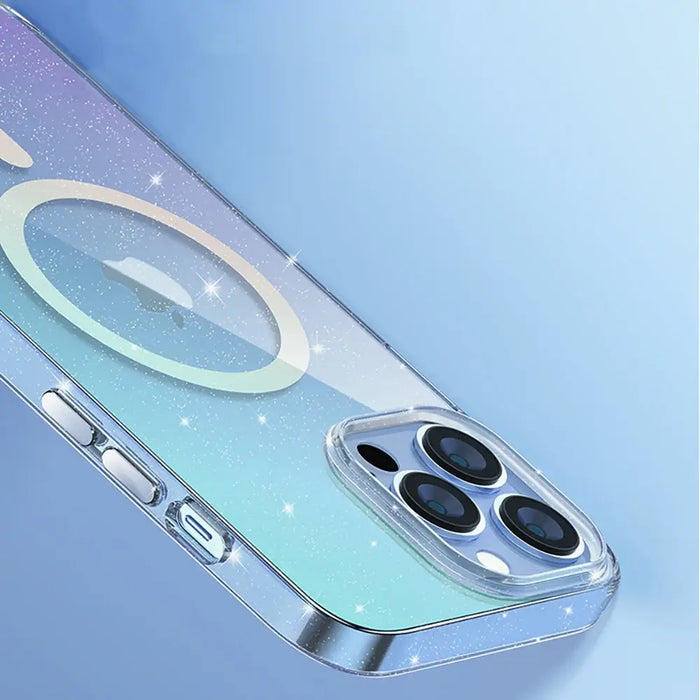 Kingxbar PQY Elegant Series Magnetic Case for iPhone 13 Pro Housing Cover White (MagSafe Compatible) - Cell phone cases