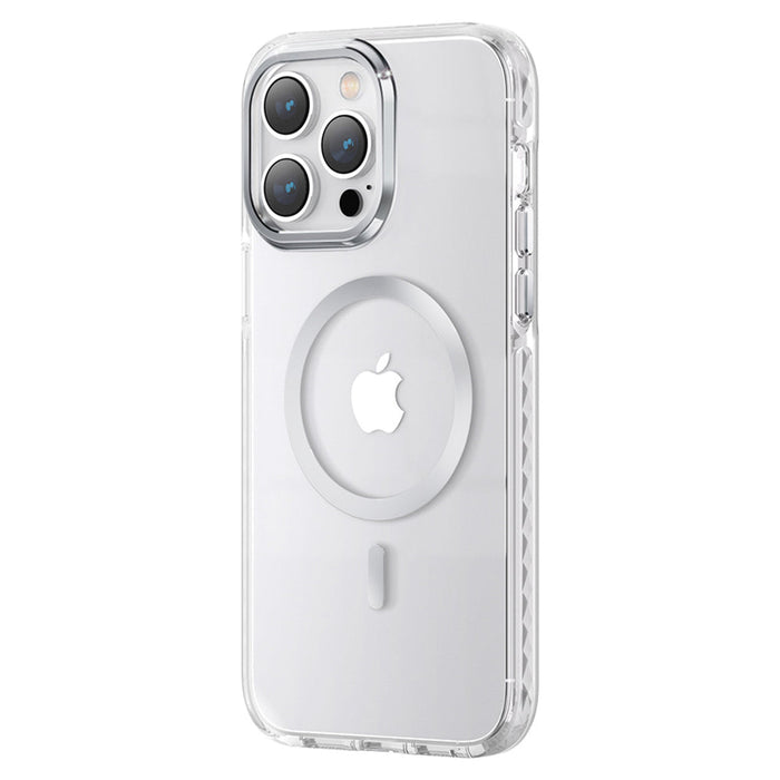 Kingxbar PQY Ice Crystal Series magnetic case for iPhone 14 MagSafe silver - Cell phone cases and covers<<<HurtelXML