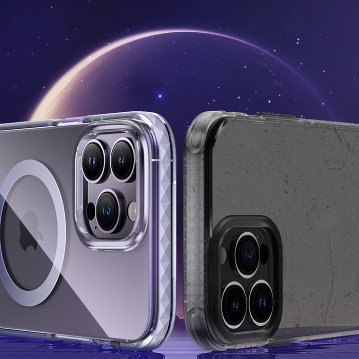 Kingxbar PQY Ice Crystal Series magnetic case for iPhone 14 MagSafe silver - Cell phone cases and covers<<<HurtelXML
