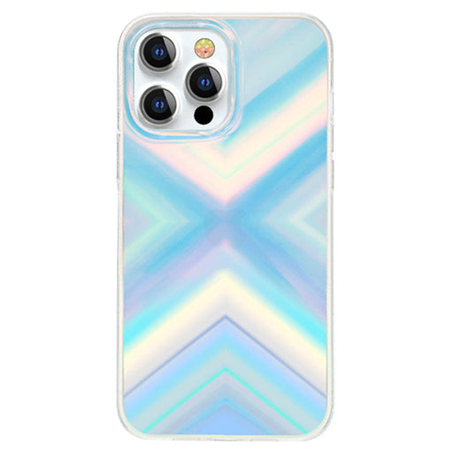 Kingxbar Streamer Series luxury elegant phone case for iPhone 13 Pro blue (Triangle) - Cell phone cases