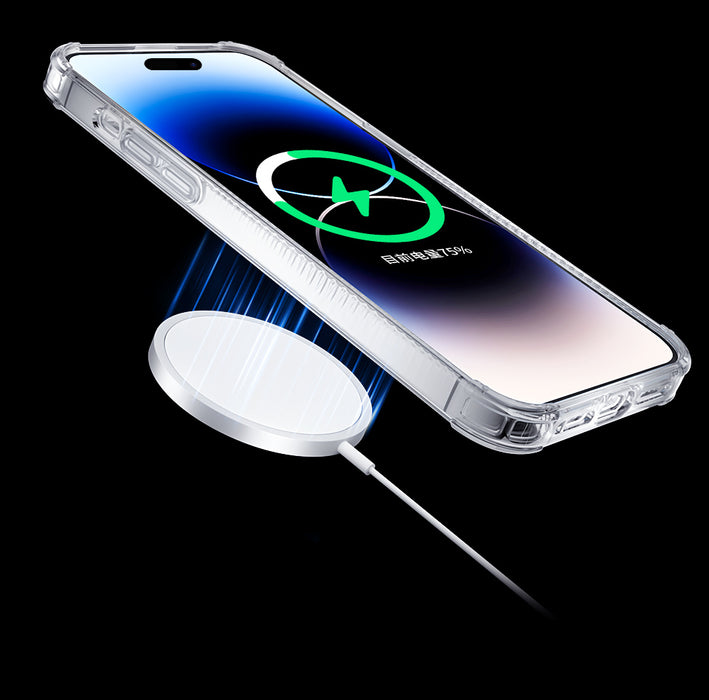 Kingxbar PQY Go Out Series magnetic case for iPhone 14 MagSafe black